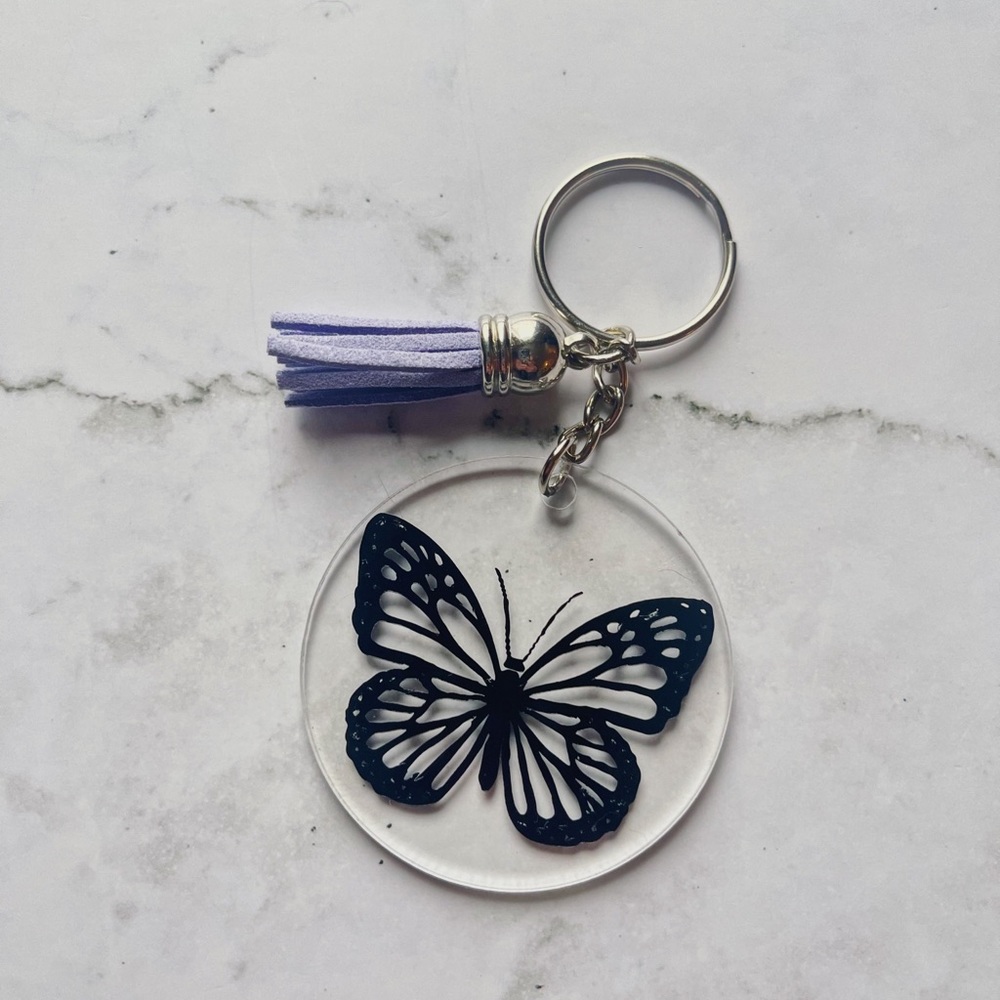 butterfly keychain